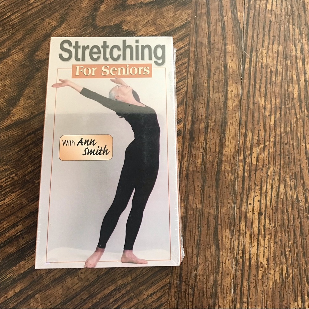 NEW sealed color VHS Tape Stretching for Seniors expert Ann Smith 30 minutes